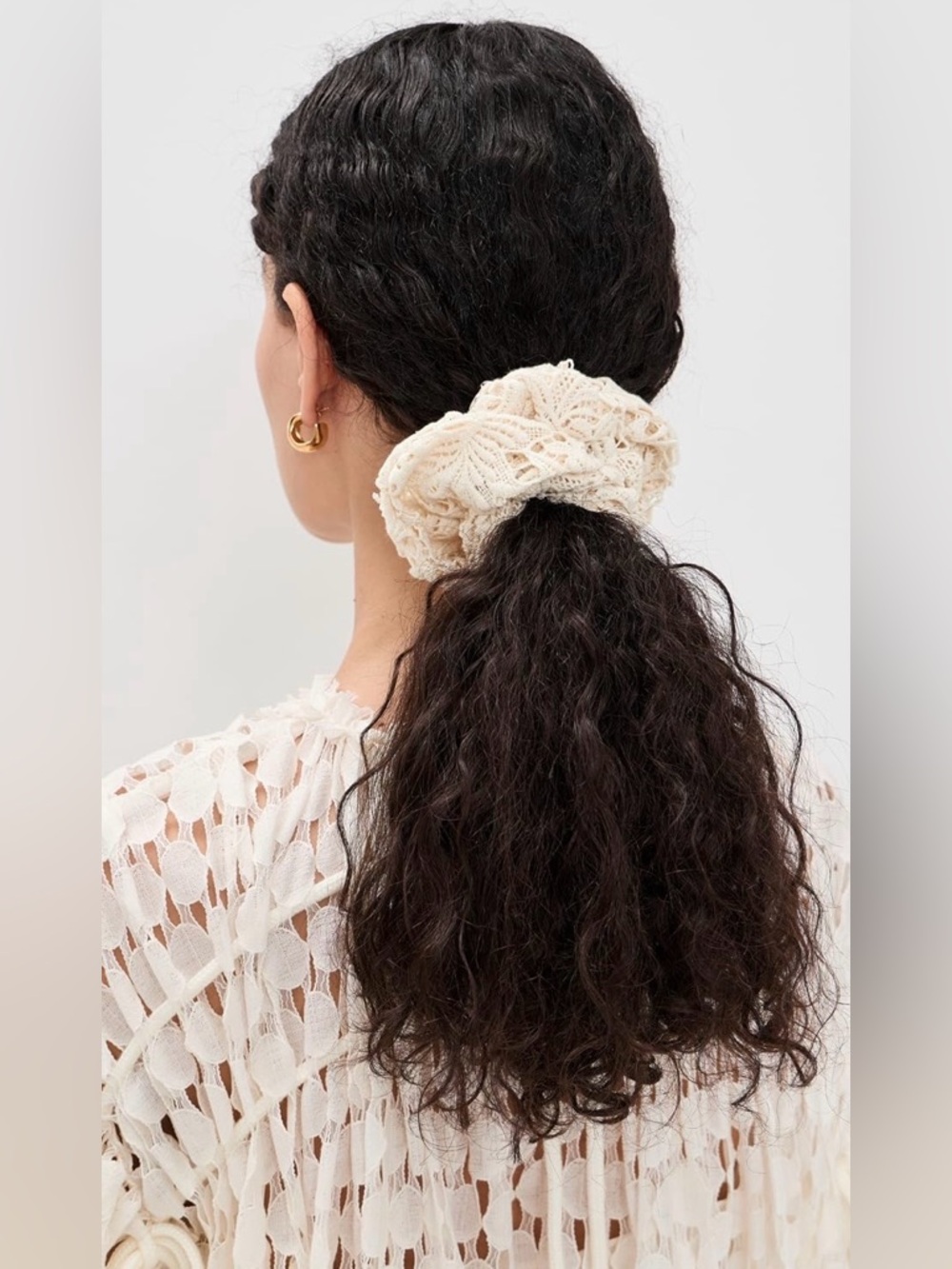 Esme Crochet Scrunchie NWT (retails $88) - Picture 2 of 3